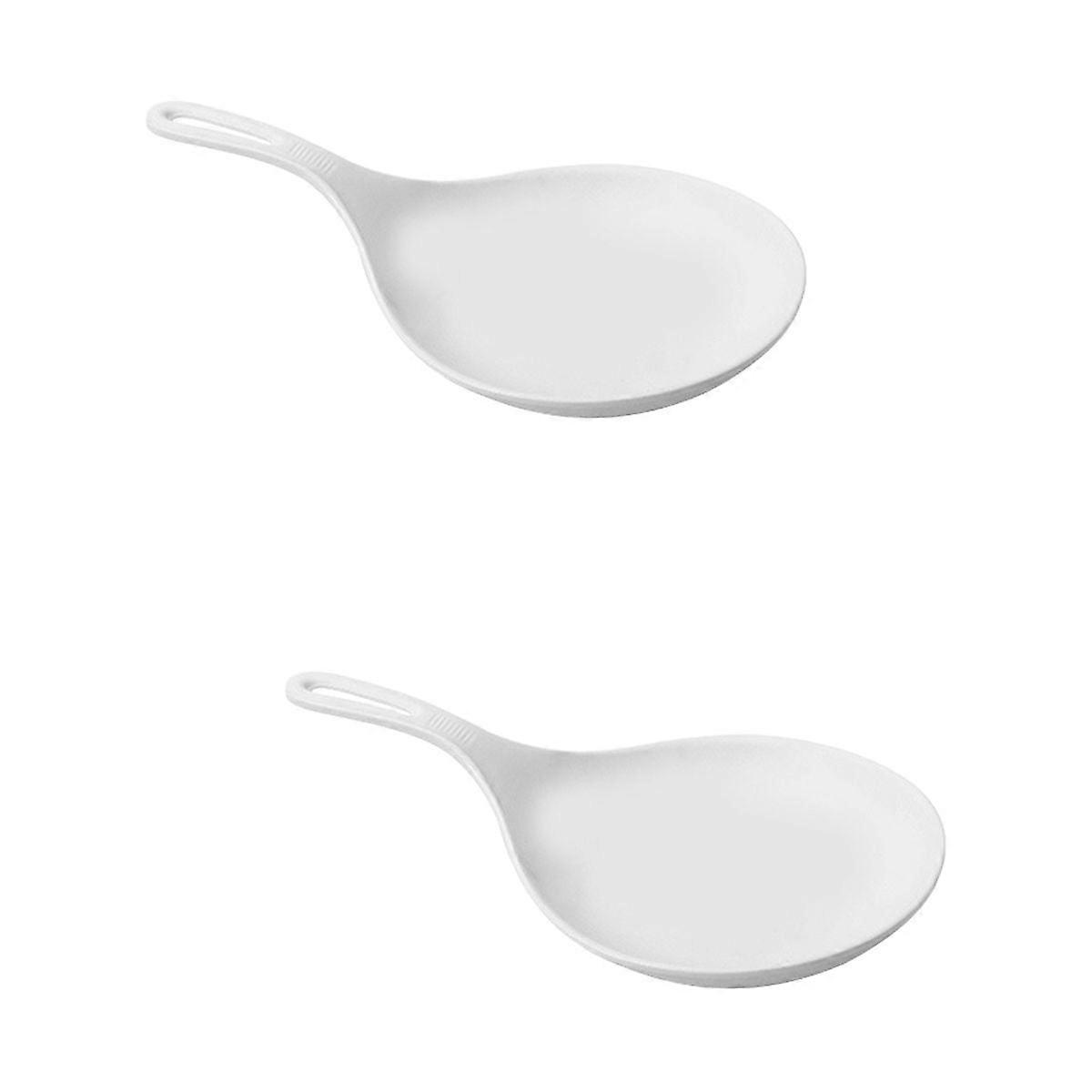 2pcs Serving Platter Unique Dinner Plate Snack Dish Practical Kitchen Tableware for Kitchen