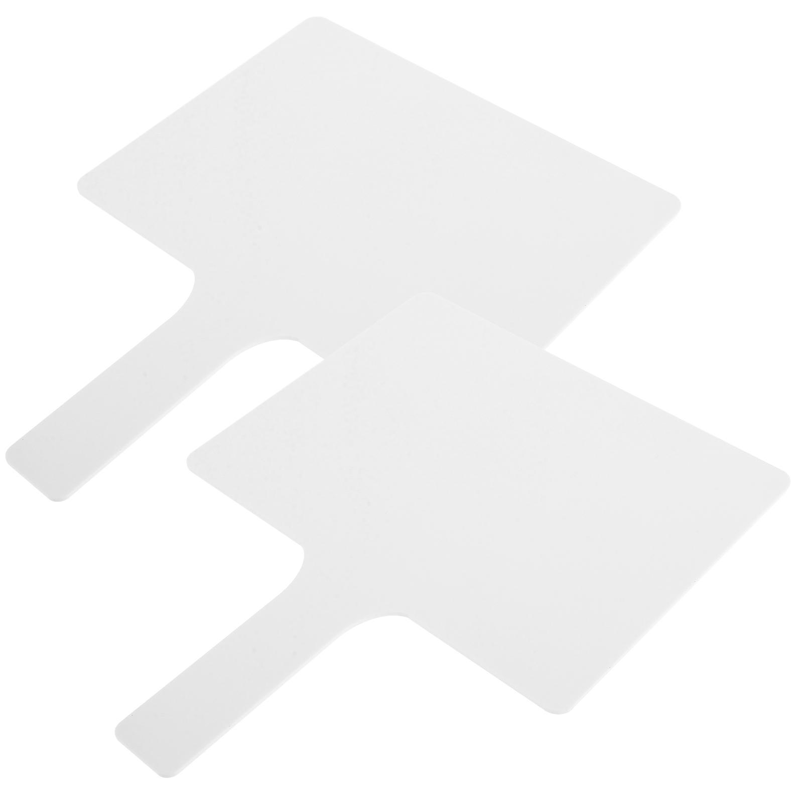 2Pcs Double Sided Dry Erase Answer Paddle Board for Classroom Teaching