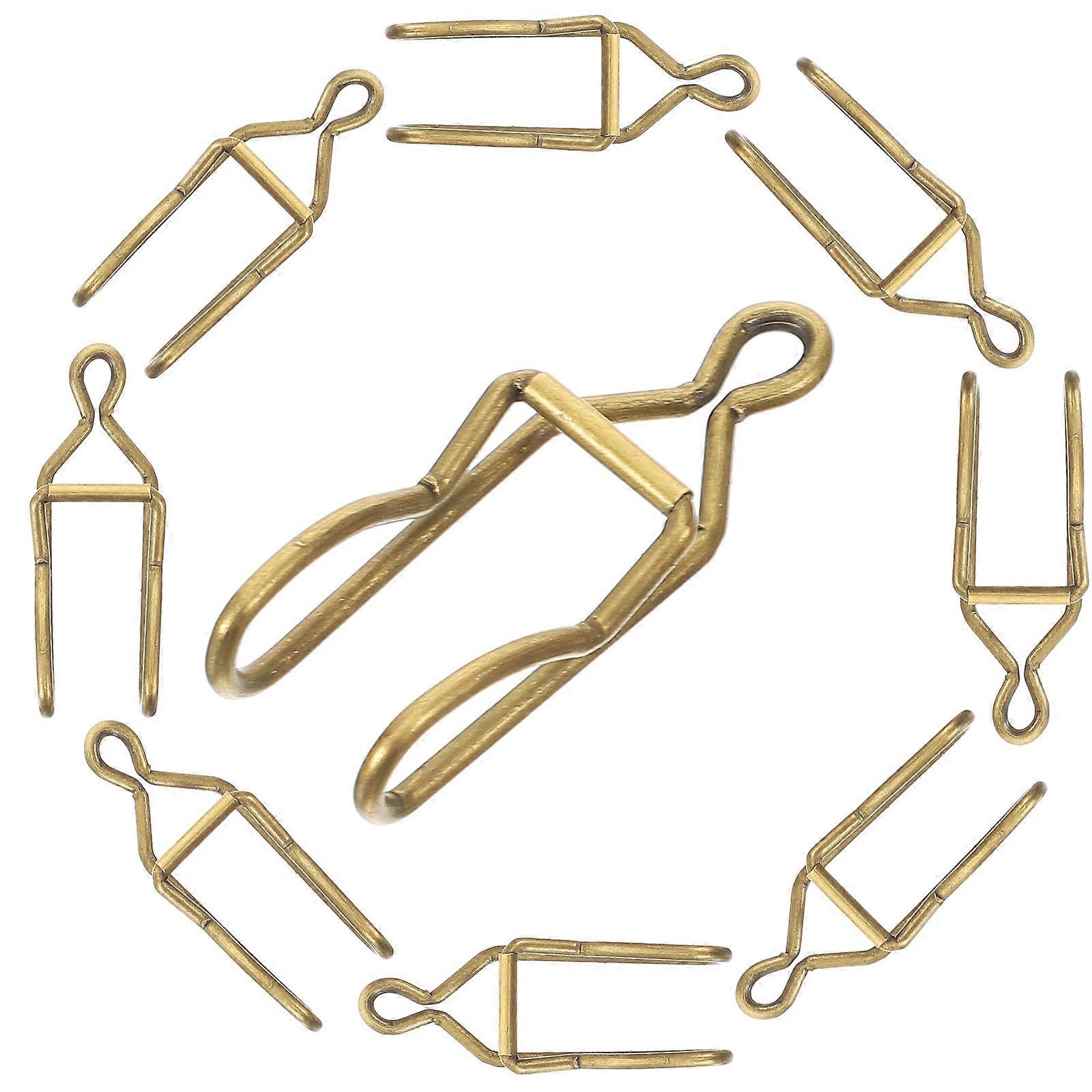 DIY Pocket Watch Chain Clasp Iron Material for Crafting 100Pcs Pack