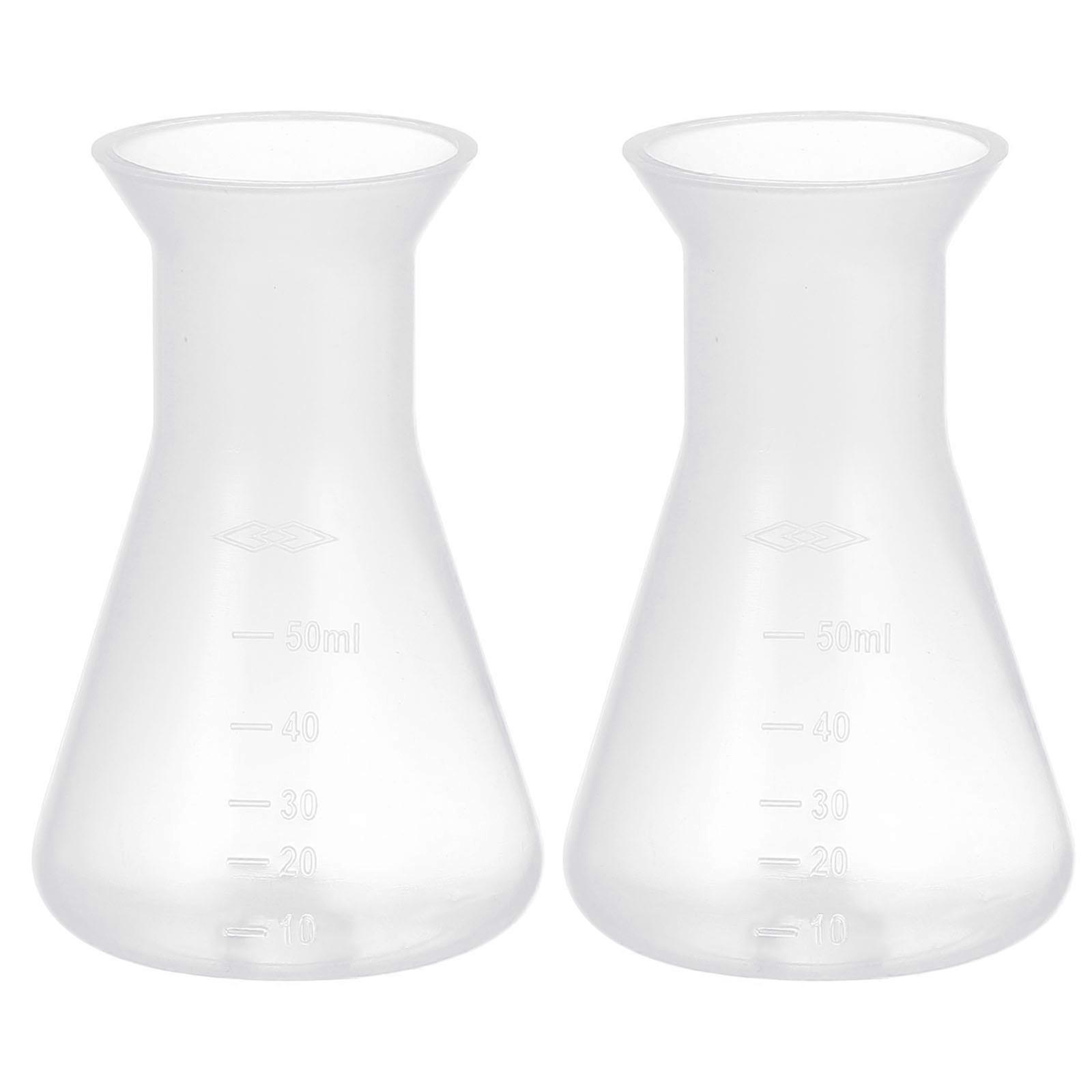 Conical Flask for Chemistry Experiment with 5Pcs Plastic Laboratory Tools