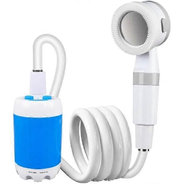 Rechargeable Camping Shower Pump - Adjustable Flow for Travel