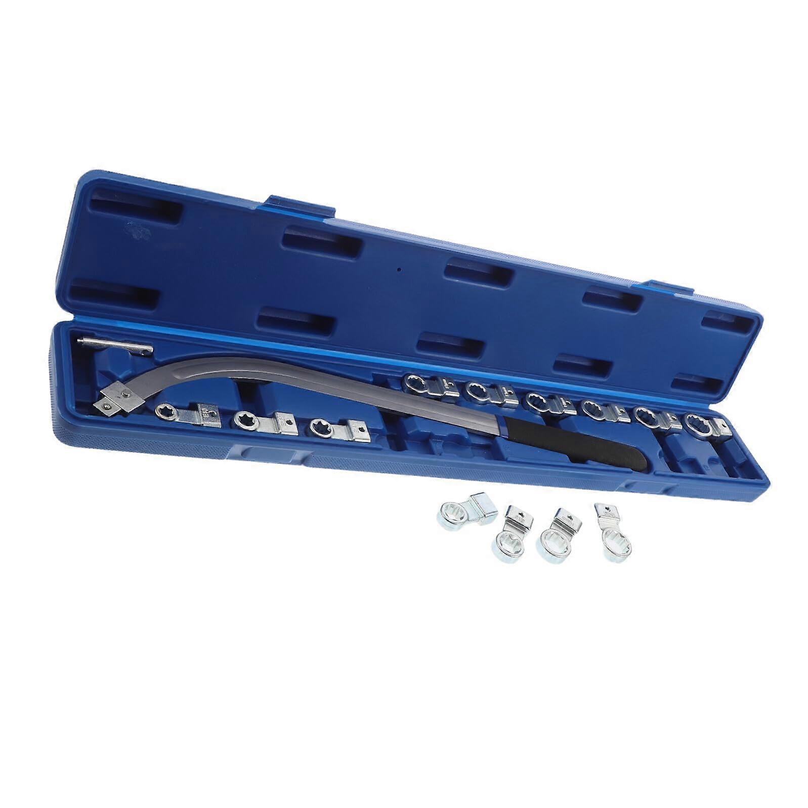 15PCS Timing Belt Tensioner Tool Kit with Adapters for Precise Serpentine Belt Removal and Installation