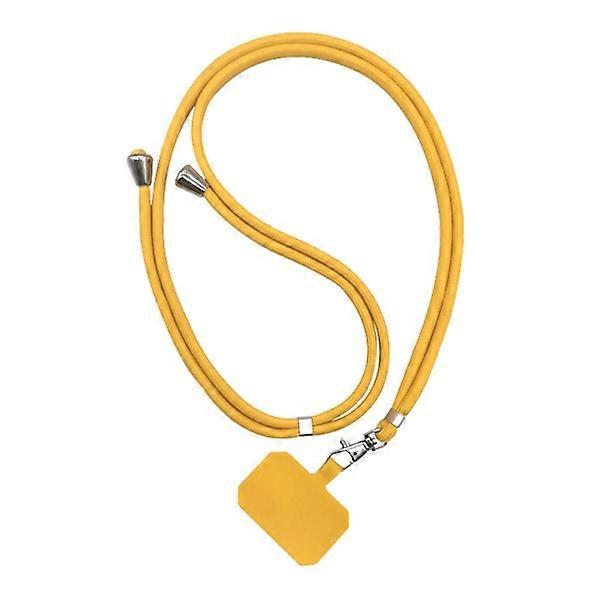 Stylish Smooth Mobile Lanyard Mobile Holder Yellow