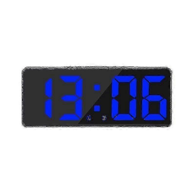 Smart Large Digital Wall Clock App Control Time/date/&sound Activate & Countdown Function Stepless Brightness & Volume Alarm With Snooze Functio
