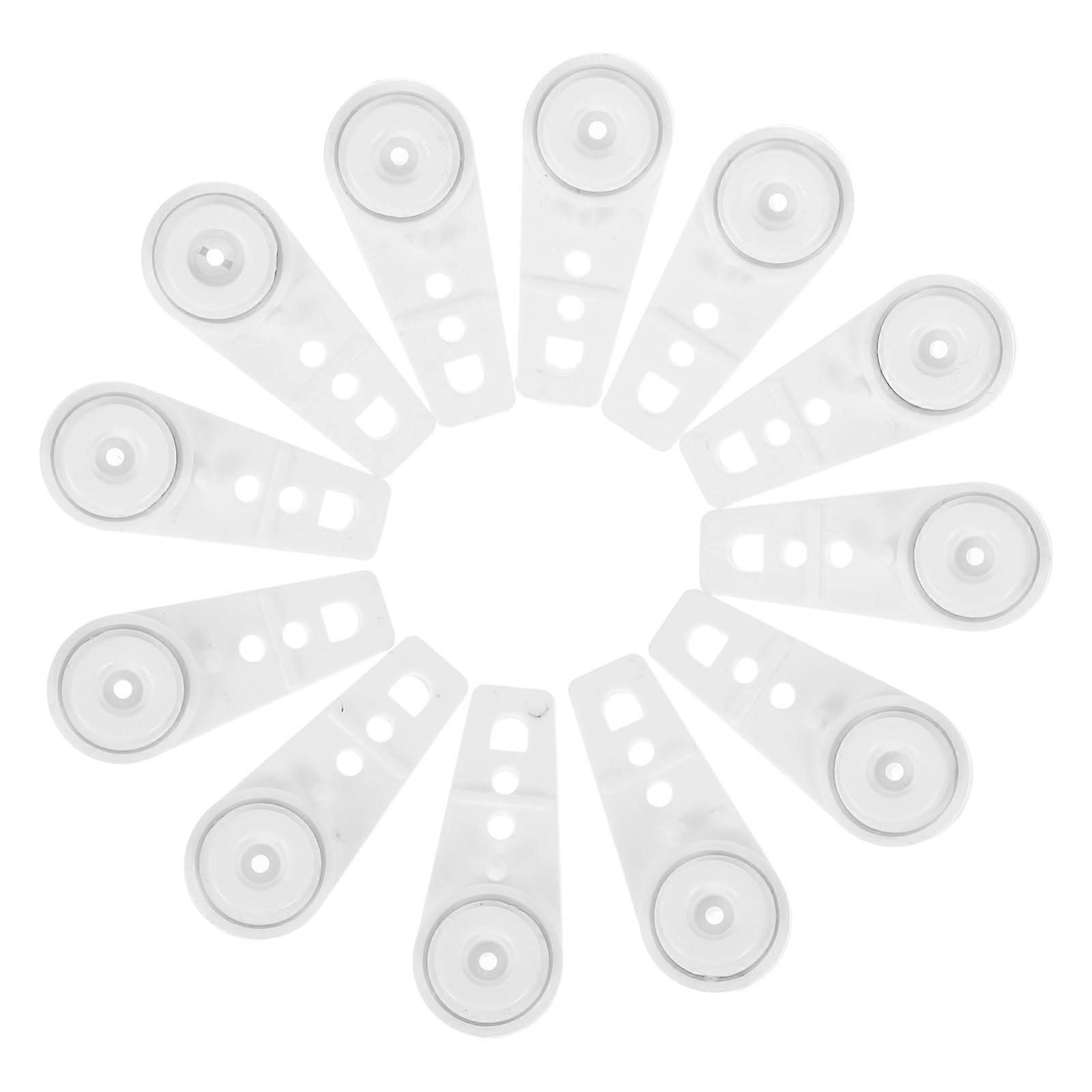 12pcs Curtain Track Rollers with Smooth Glide Bearings for Heavy Curtain Support and Universal Fit