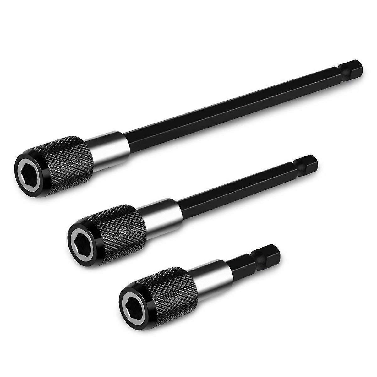 Magnetic Bit Holder Set 1/4 Inch Hex Shank Quick Release Strong Grip Extension for Drill