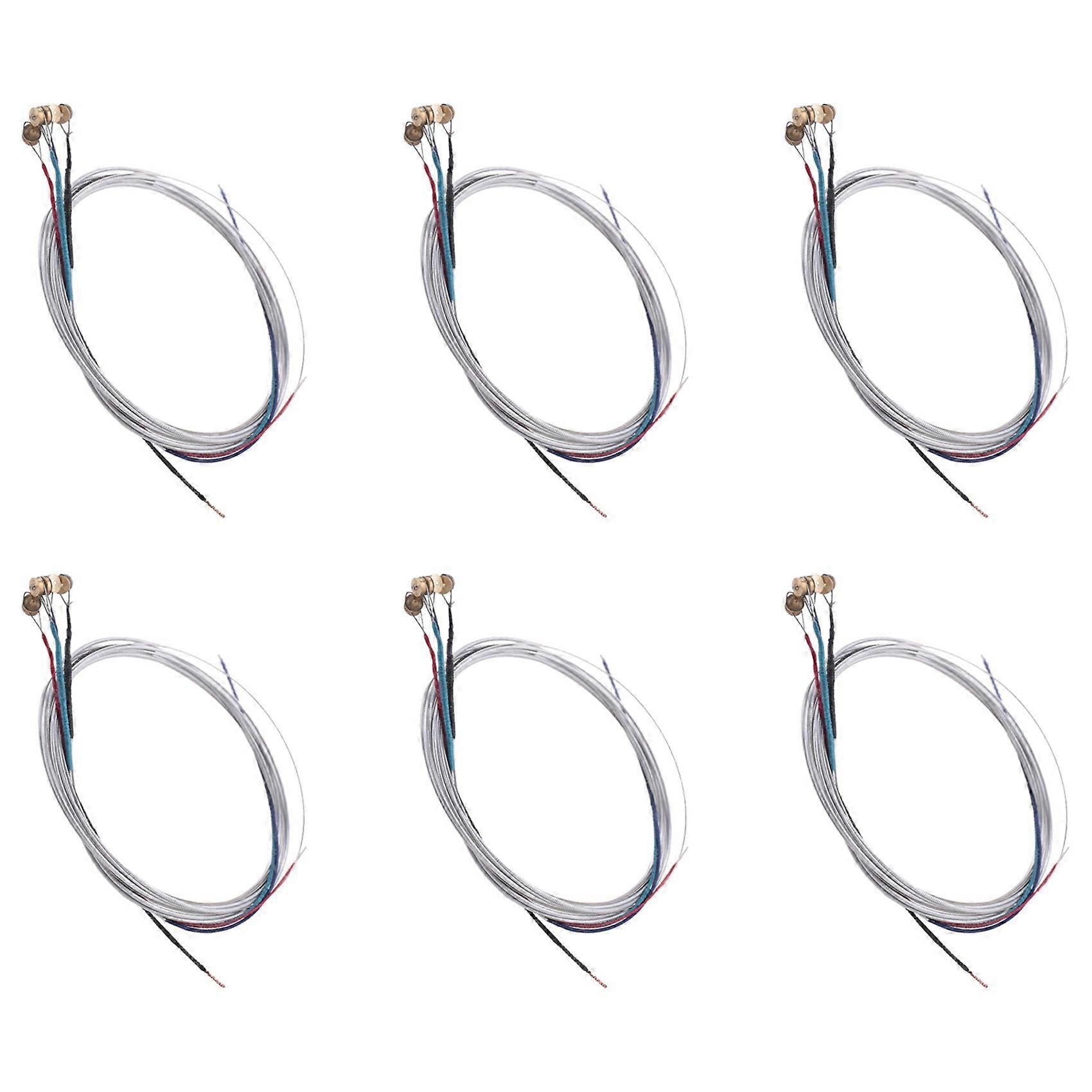 Violin String V68 6 Set Violin Strings 24 Pieces E A D G for 1/8 1/4 1/2 3/4 4/4 Common Size Stringed Instruments