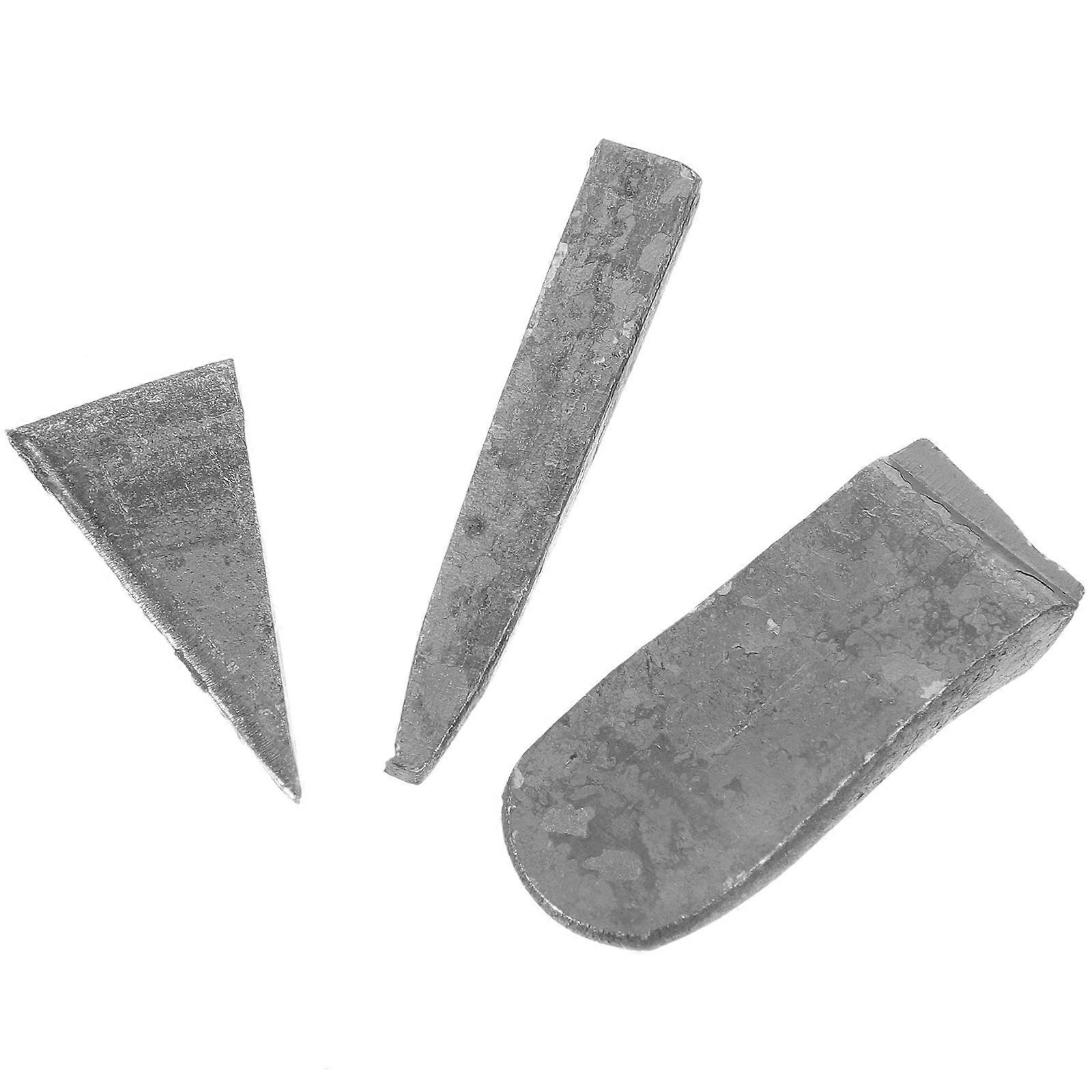 FRCOLOR 3Pcs Hammer Handle Wedge Iron Reinforcing Repair Parts