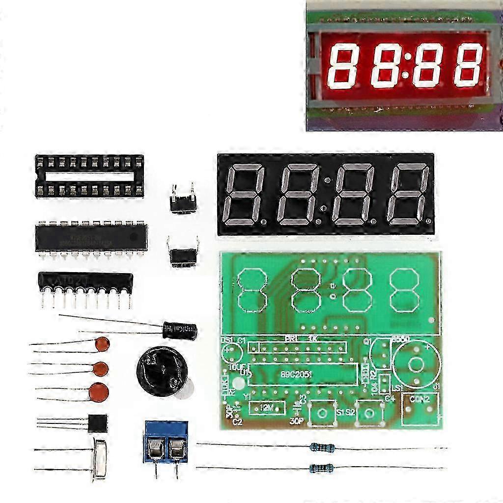 2025 4-bit Digital Clock Welding Training Board Professional Skill Practice Tools for Electronics Assembly Competitions