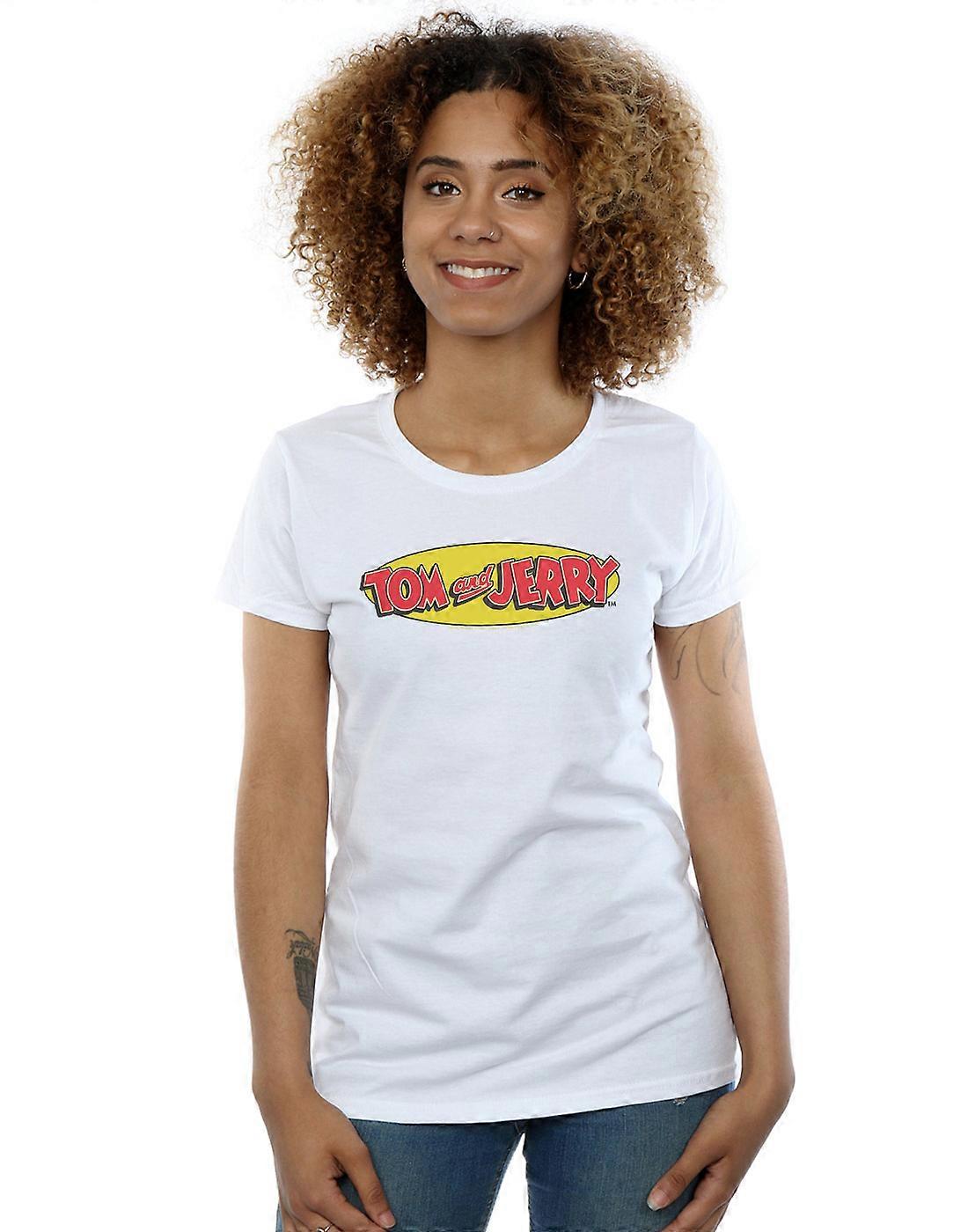 T-shirt inline do logotipo das mulheres de Tom e Jerry