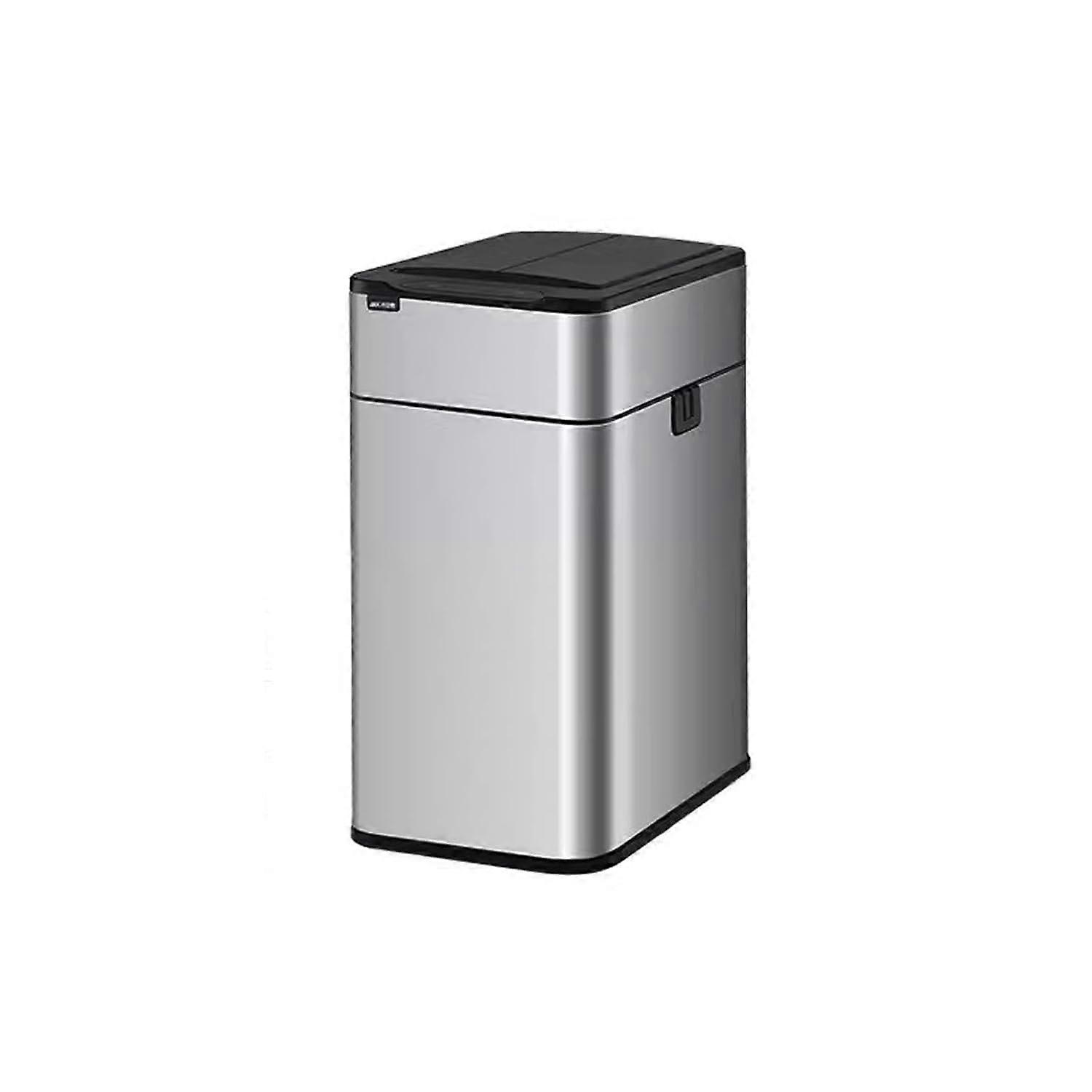 15L Automatic Sensor Trash Can with Smart Lid, Touchless Garbage Bin for Kitchen and Bathroom