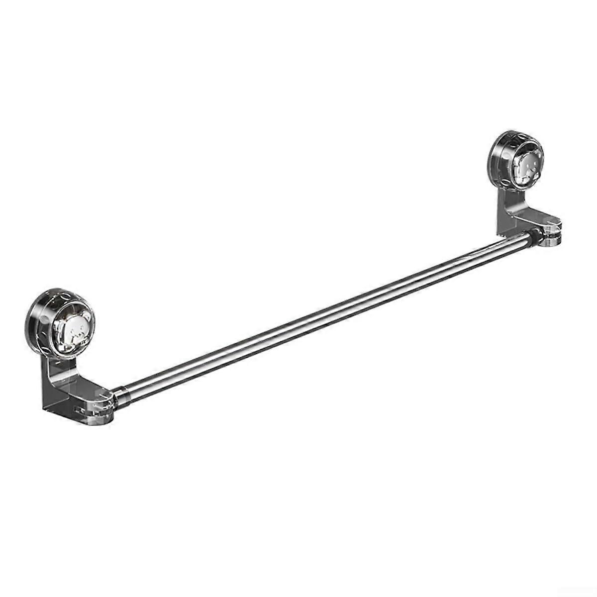 Adjustable Towel Bar with Suction Cup, No Drilling, for Bathroom and Kitchen (3060cm)