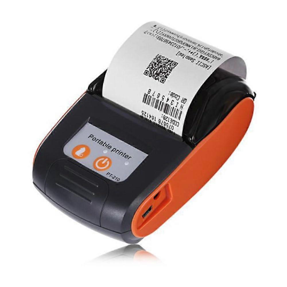 58mm POS Receipt Printer Bluetooth and USB Speed ESC/POS Compatible Thermal Ticket Printer Orange