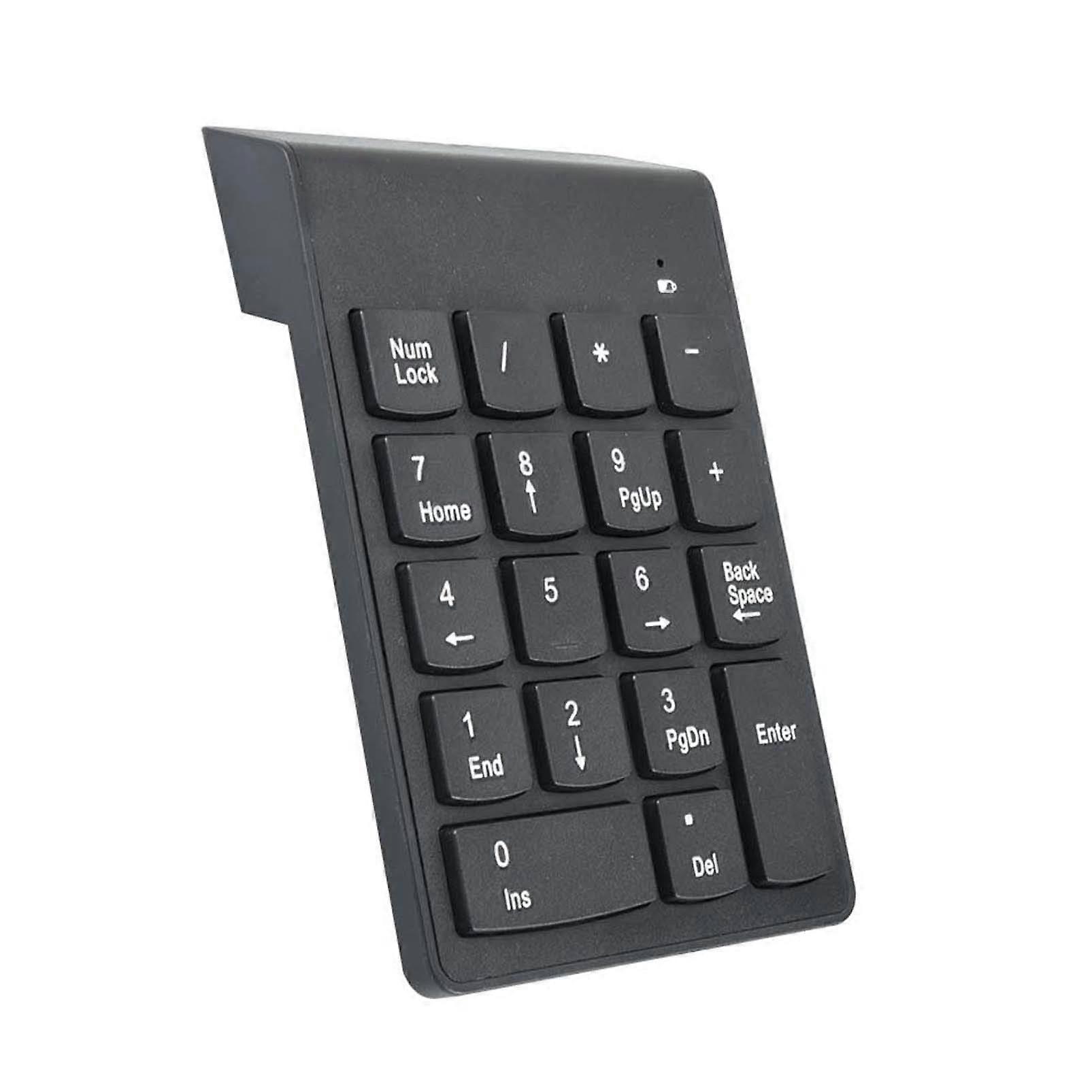 Wireless Numeric Keypad 2.4GHz 18Key USB Number Pad Compact PlugandPlay for Laptop PC