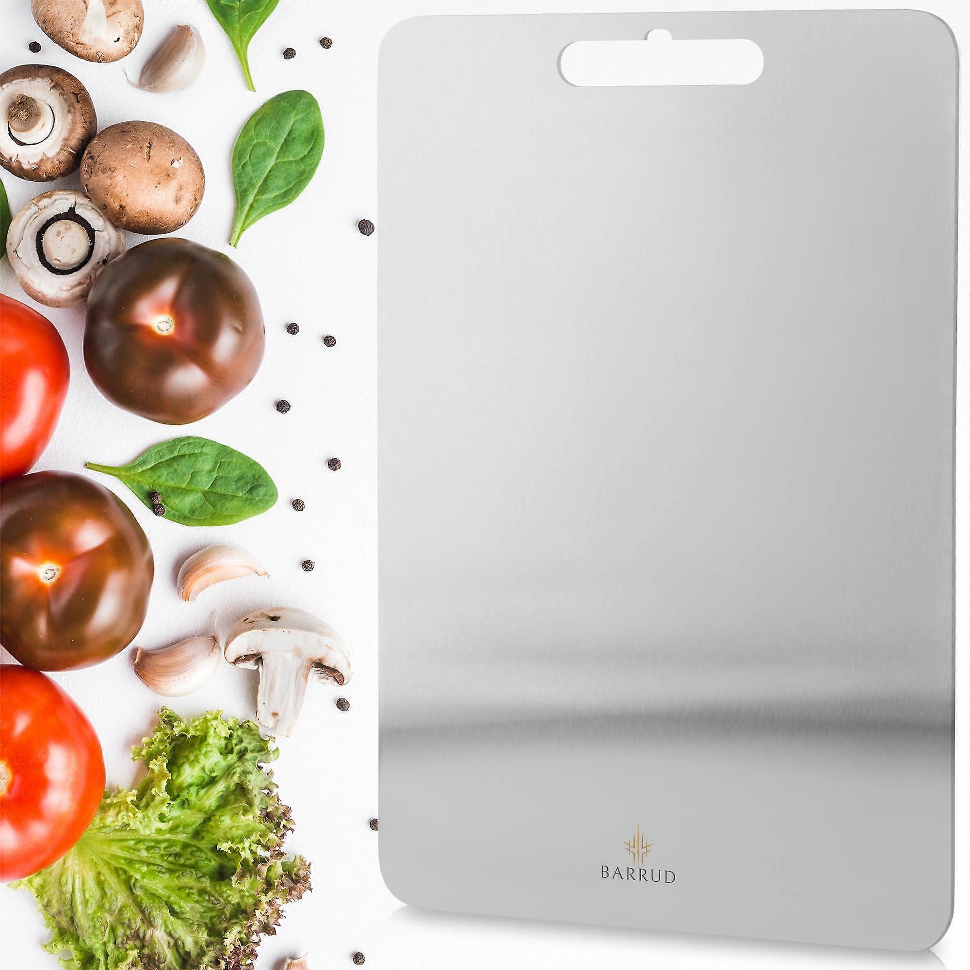 Stainless Steel Cutting Board 304 with ScratchResistant NonSlip Surface for Kitchen Use