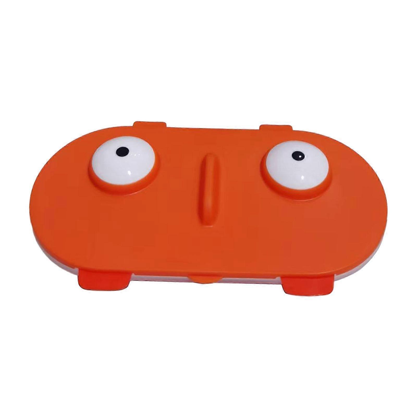 Egg Cooker Double Egg Poacher Cups NonStick Steamer for Quick Breakfast Kitchen Use, Orange