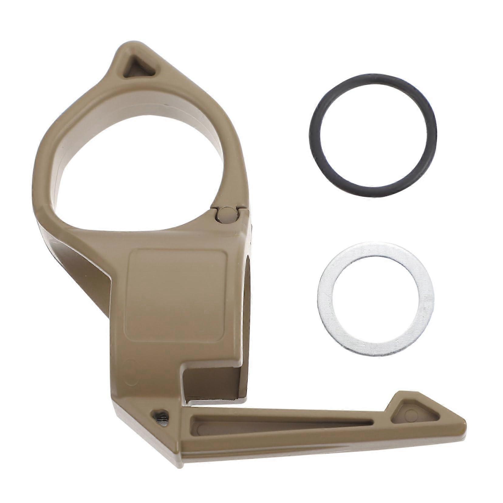 Flashlight Holder Ring with Secure Grip Nylon Fixator for Outdoor and Emergency Use