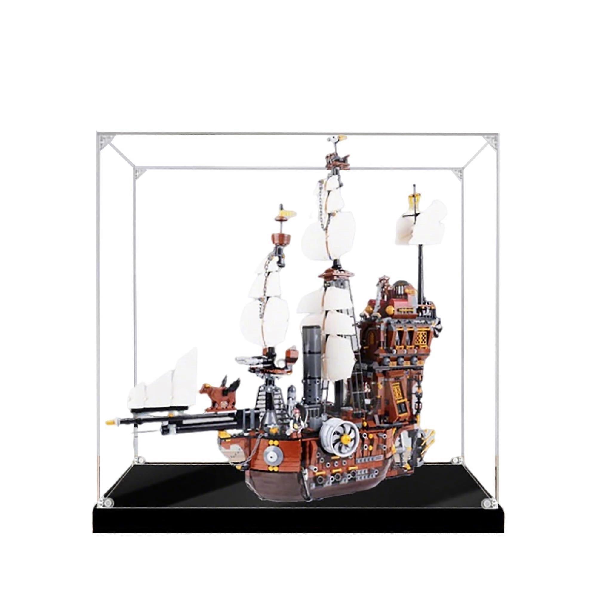 Acrylic Display Case for  70810 Manatee Model, Dustproof 3mm Clear Box with 360° View