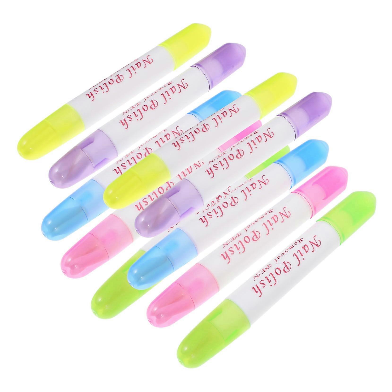 5Pack Refillable Nail Polish Remover Pen with Precision Edge Correction for Manicure
