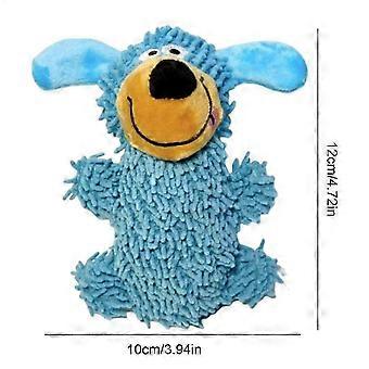Dog Toys Chewers Cartoon Dog Plush Toys Pet Chew Games Pet Supplies Soft Doll For Small Medium Large Breed Indoor Outdoor-Yellow