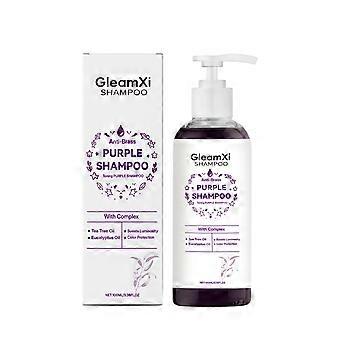 Gleamxi Purple Smooth Shampoo: Gentle Cleansing Fluffy Hair Refreshing Moisturizing