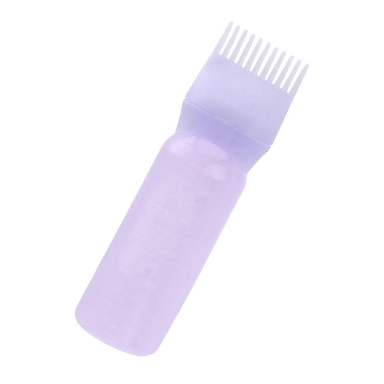 Hair Dye Applicator Bottle with Comb for Precise Flow Control and Even Root Touch Up