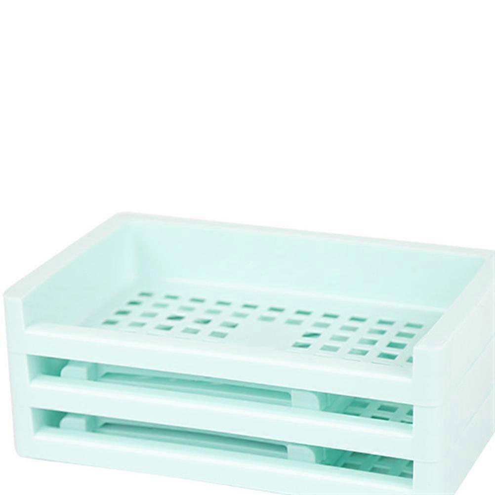 Office Storage Rack Multi-Layer Organizer for Desktop Cosmetic Container Box