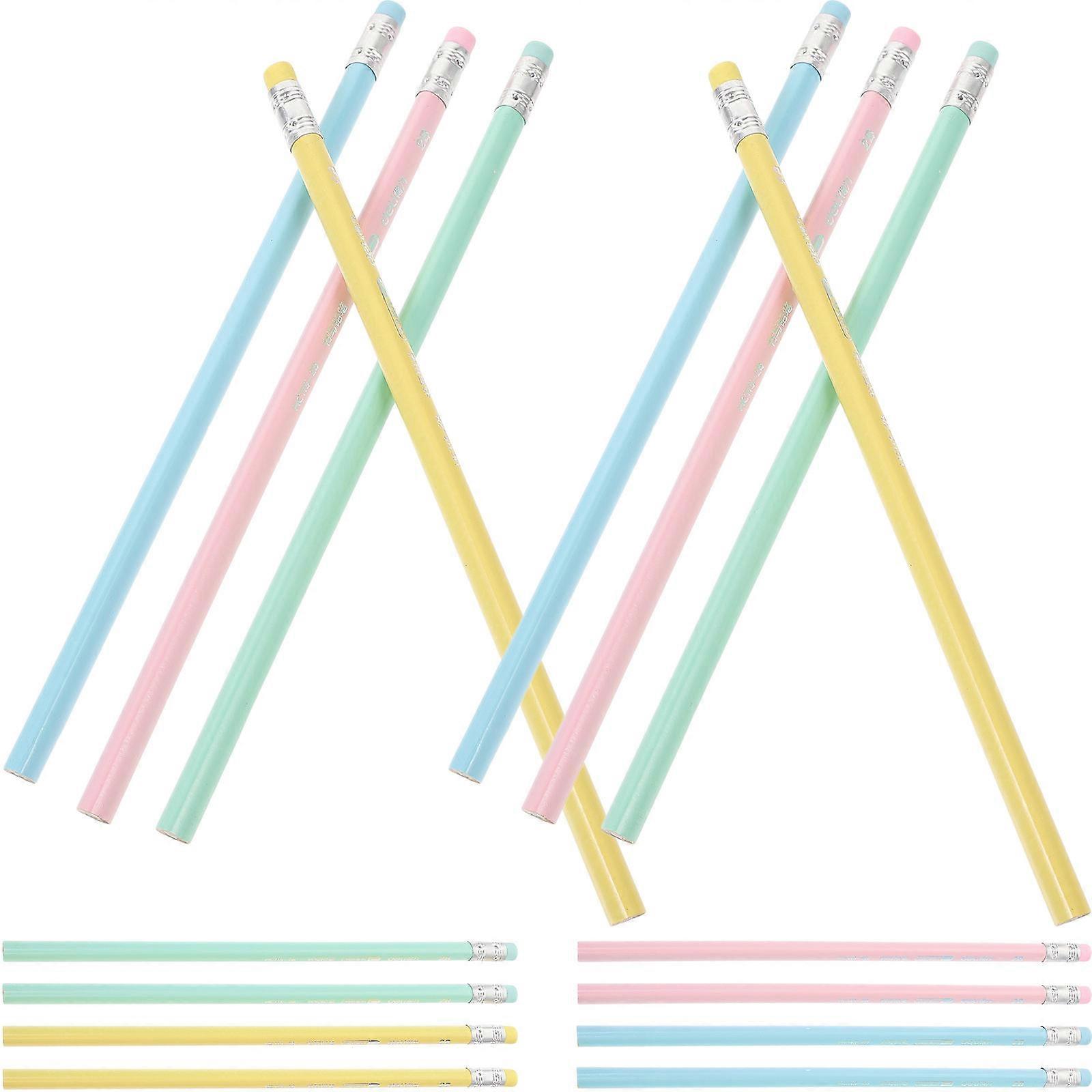 1Set Erasable Triangular Pencil for Writing Portable Students Pencils