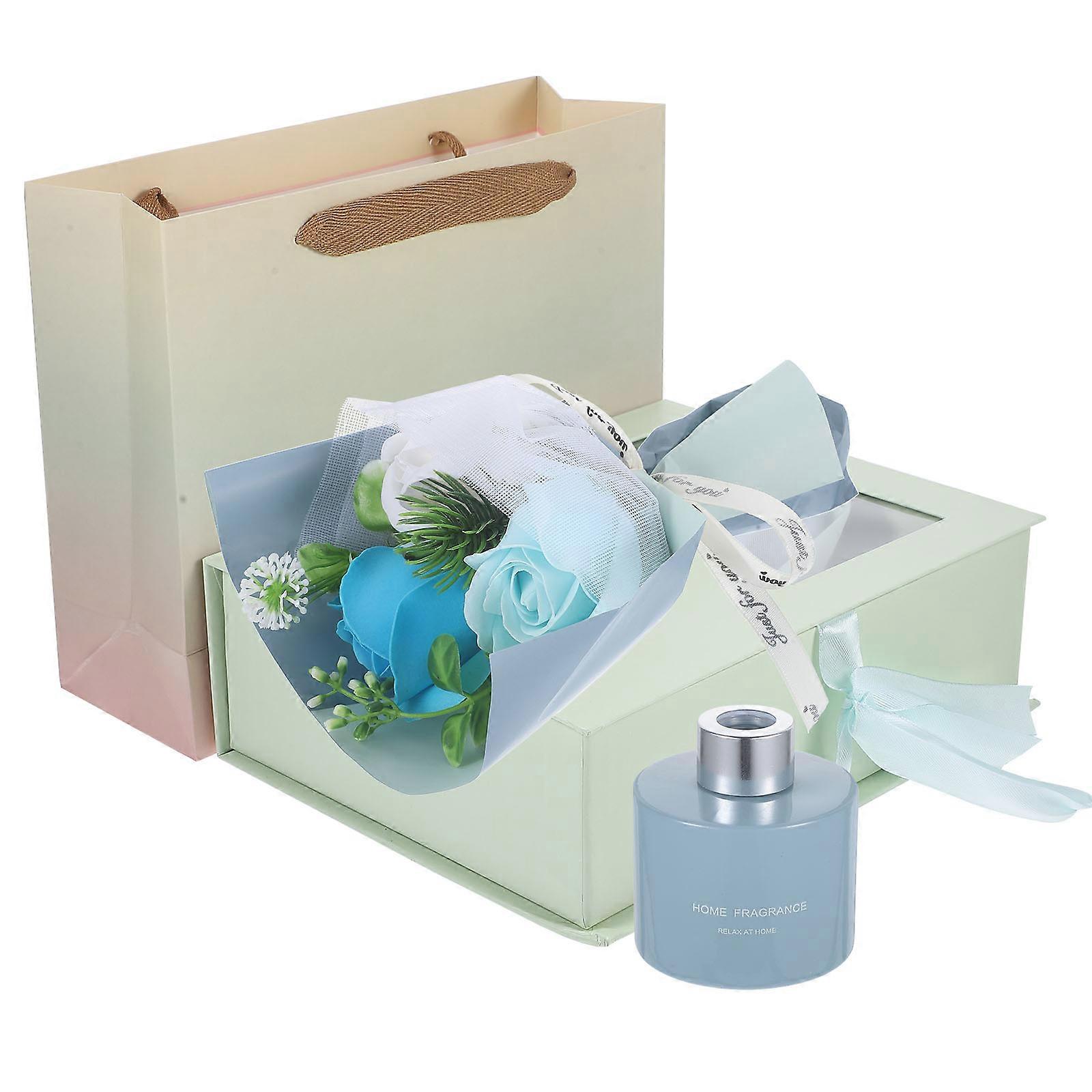 Romantic Preserved Soap Bouquet for Decor 1Set Aromatherapy Valentine's Gift