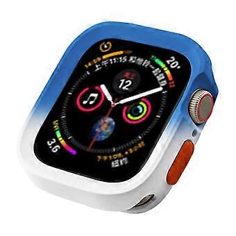 Blue White TPU Bumper Shell Protective Cover Accurate Fit Case for Apple Watch Ultra 49mm