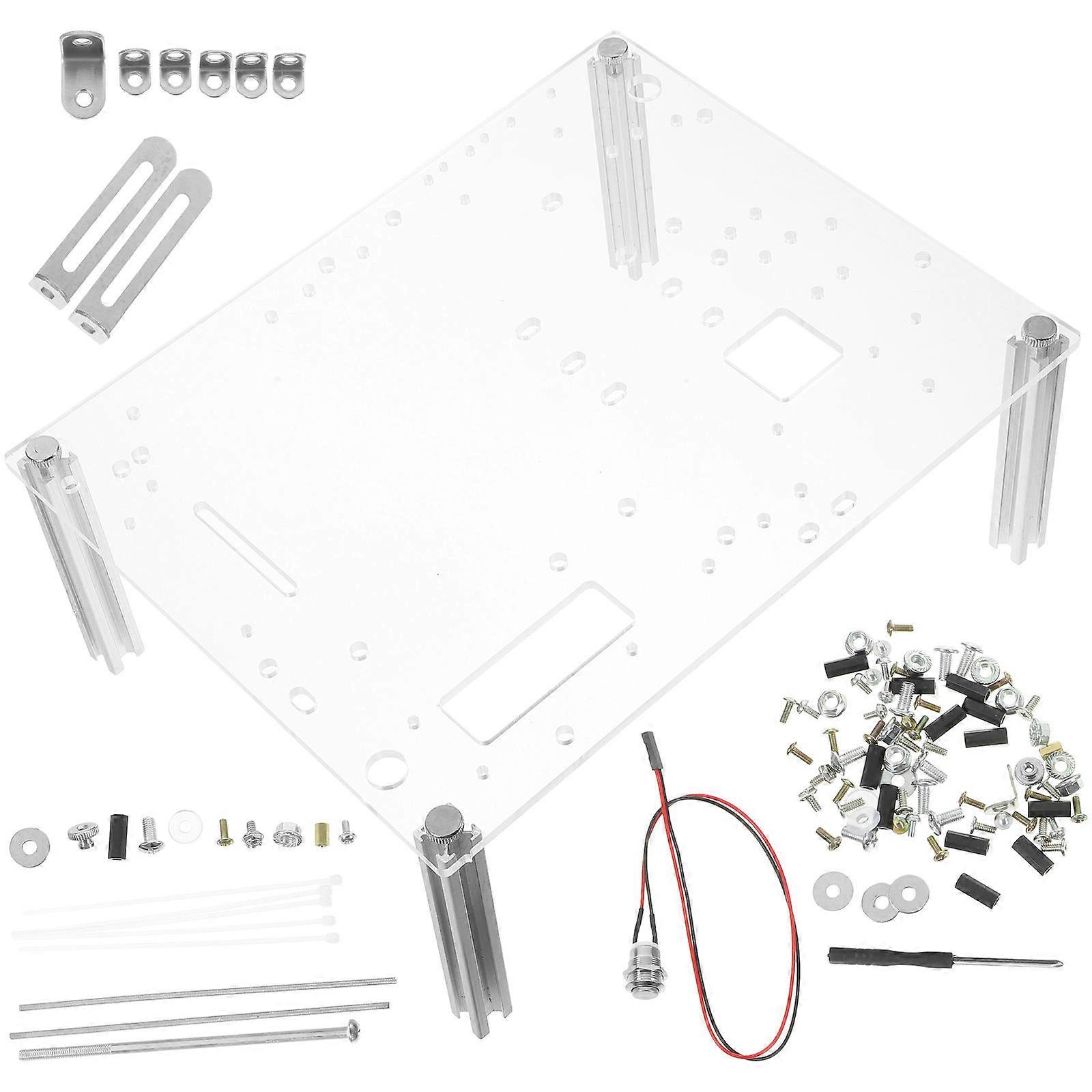 Transparent Motherboard Stand Open Air Computer Case for 1Set Frame