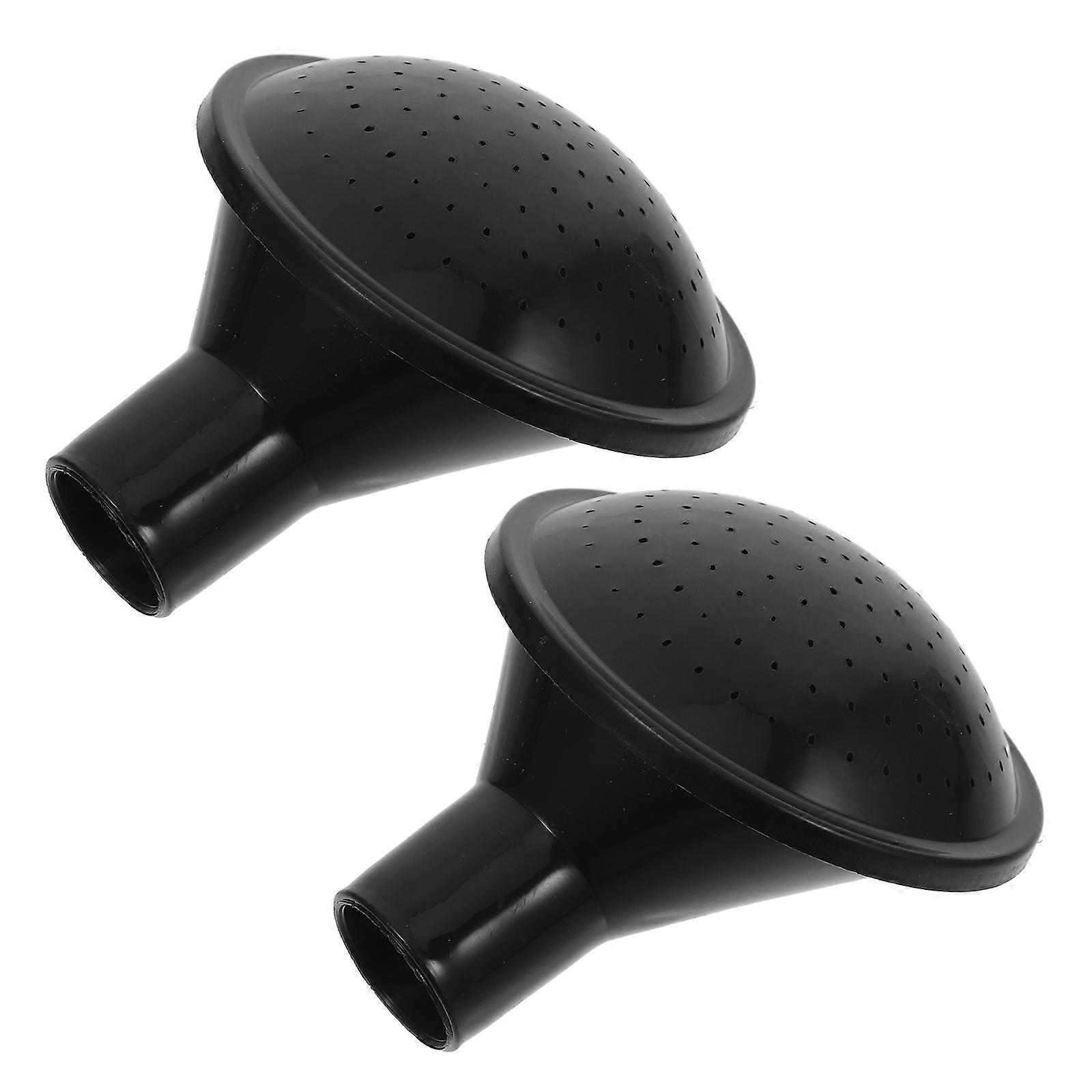 Black Watering Can Rose Head Replacement for Garden Plants 6Pcs Set