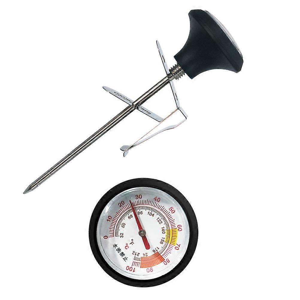Rustfrit ståltermometer Mælkeprobetermometer med klips 1 sæt