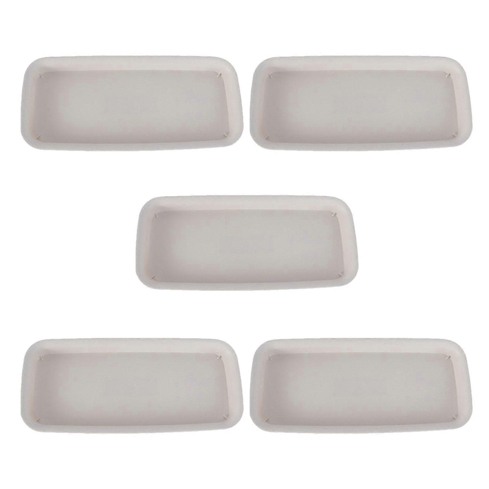 Plant Saucer Rectangular Flower Pot Tray for Water Catching 15Pcs