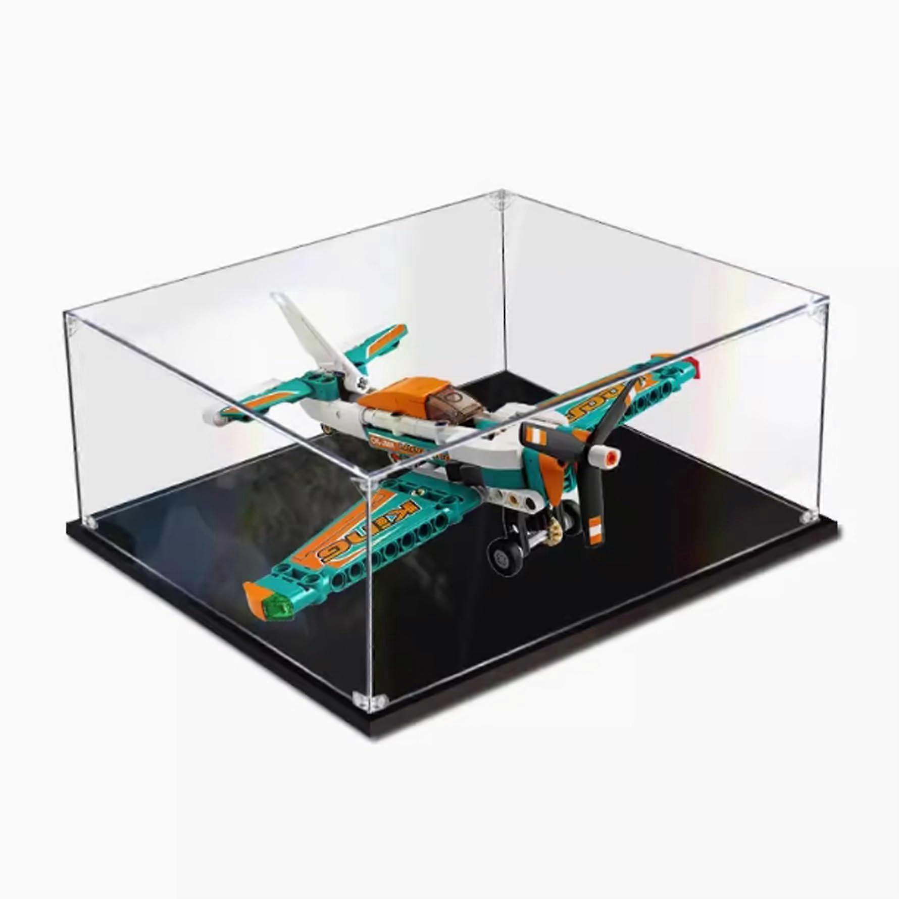 Display Case for  42117 Aircraft Model Dustproof Waterproof Clear Acrylic Stackable Showcase