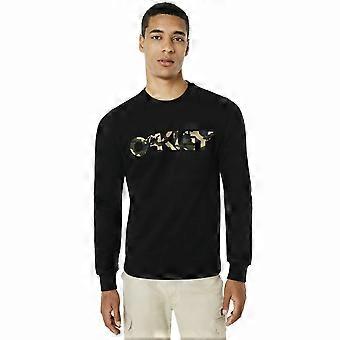 Oakley Apparel B1B Crew Sweater Jumper Regular Fit Sweatshirt Pullover - Black