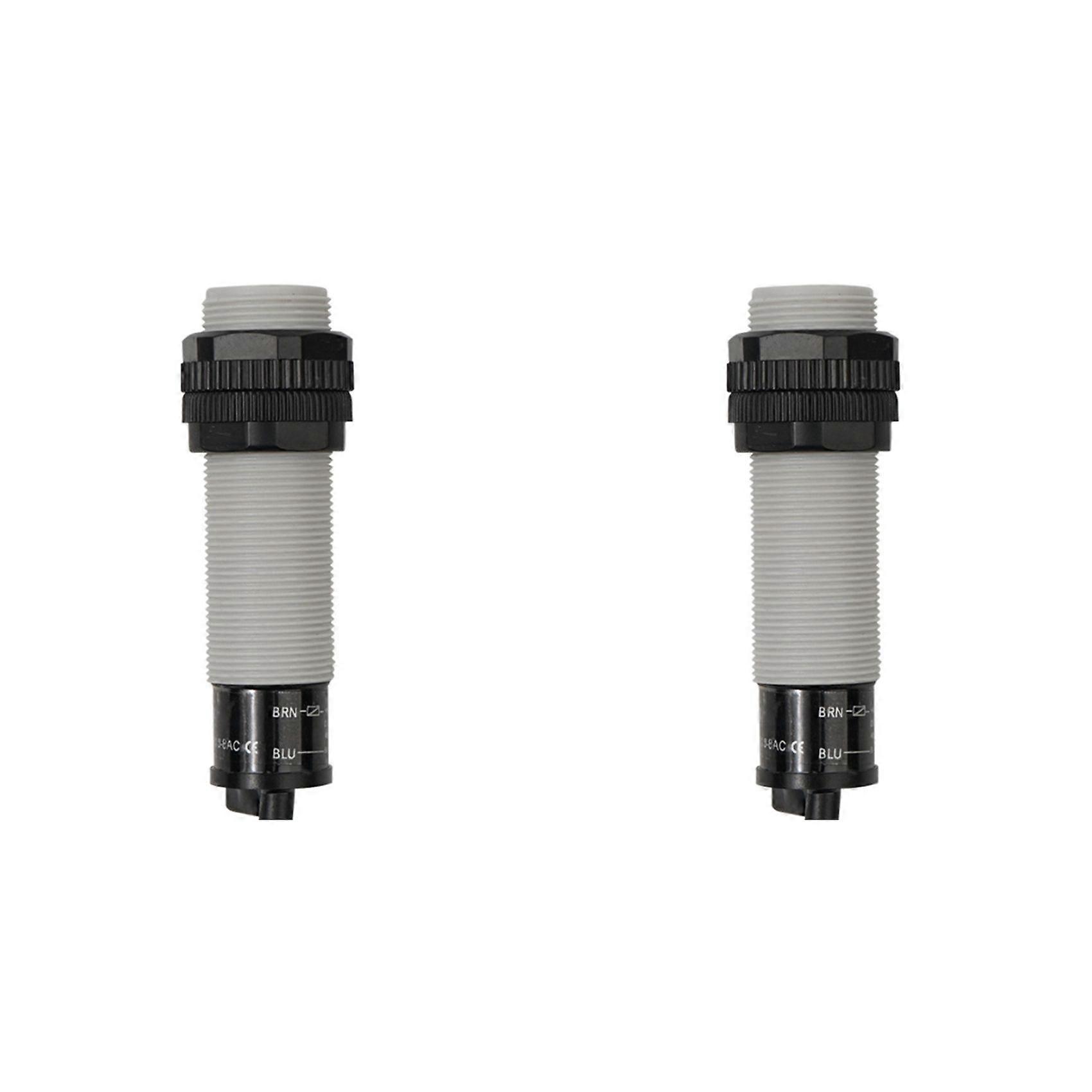2 Pcs CR18-8DN M18 Capacitive Proximity Switch Sensor High Quality