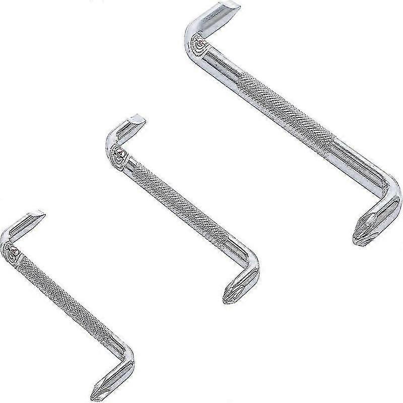 slot screwdriver 3 piece angled set