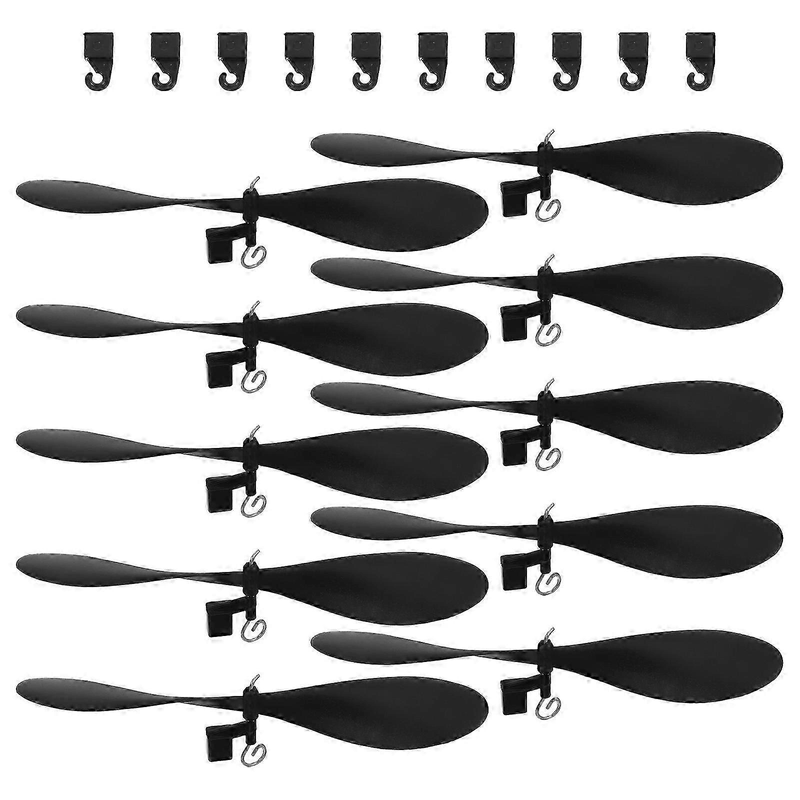Plastic Aircraft Model Propeller for Aircraft Model 10Sets Fold Resistant