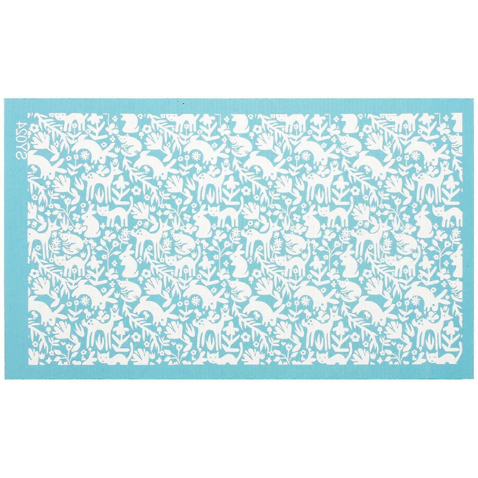 Polyester Silk Screen Stencil Rabbit Template for Printing 1 Sheet Blue