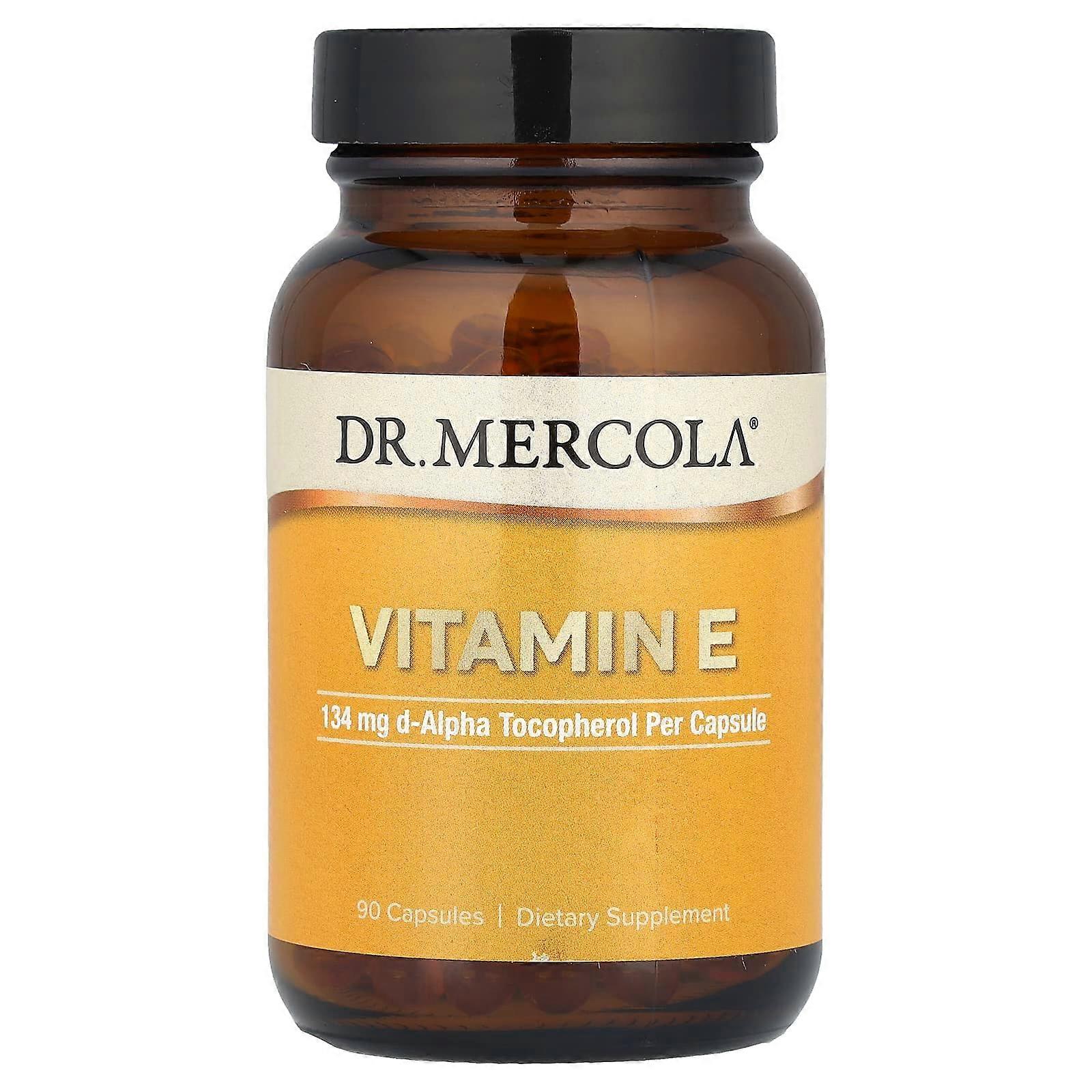 Dr. Mercola, Vitamine E, 90 Capsules