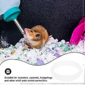 10stk DIY hamster mus bur tunnel ringe udskiftning rør ringe stik