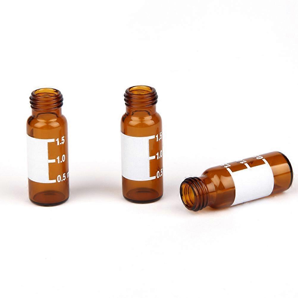 Sampling Vials Amber Liquid Sampling Vials for Storage Use 100Pcs