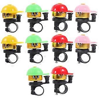 Campanello per bicicletta, mini campanello per bambini, accessori per ciclismo, 10 pezzi, colore casuale