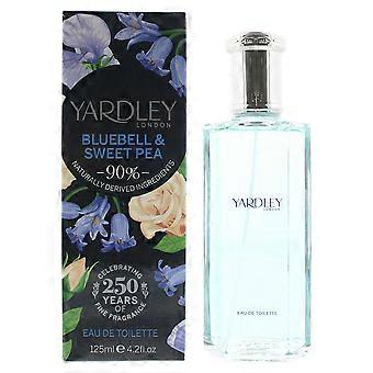 Yardley Bluebell and Sweetpea Eau De Toilette For Women 125 ml