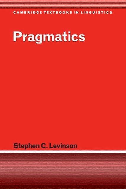 Pragmatics - Stephen C. Levinson - Paperback - en Book
