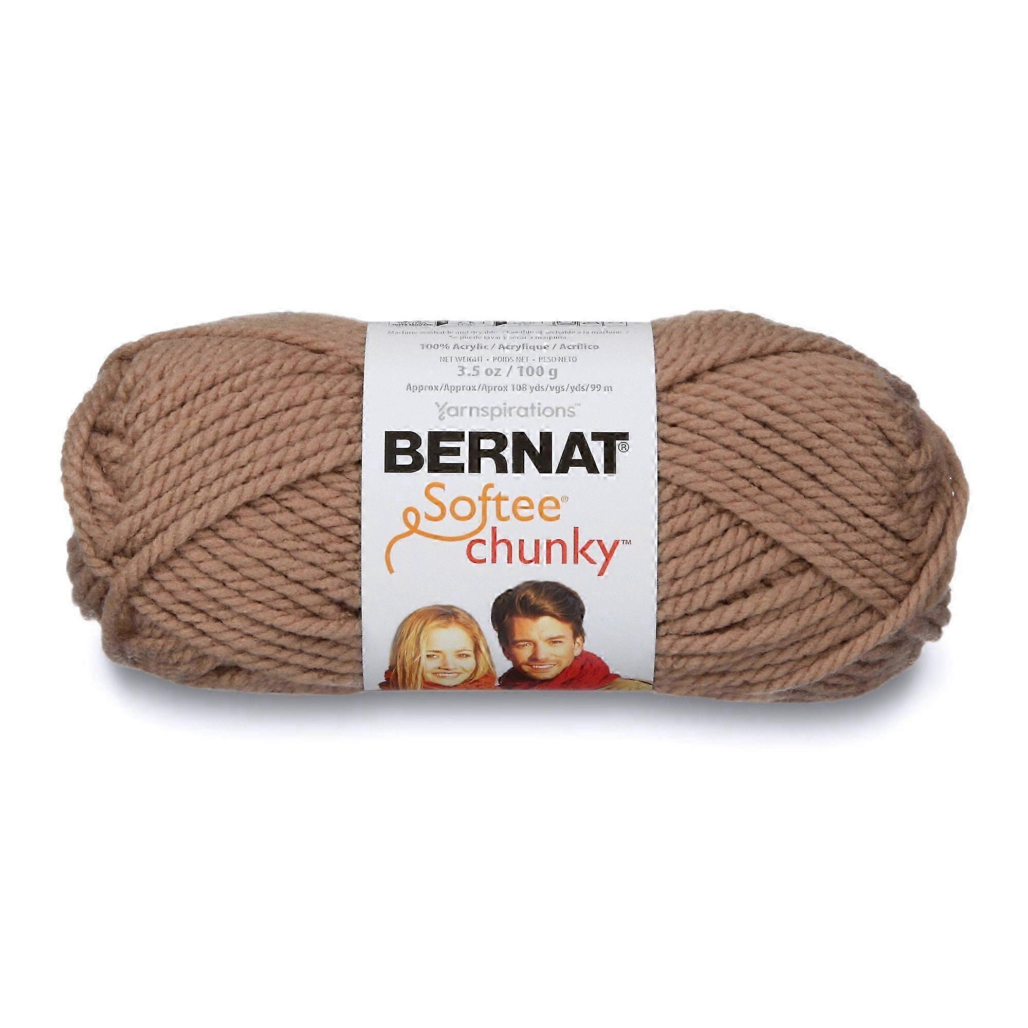 Bernat Softee Chunky Garn, 100 g, Soft Taupe