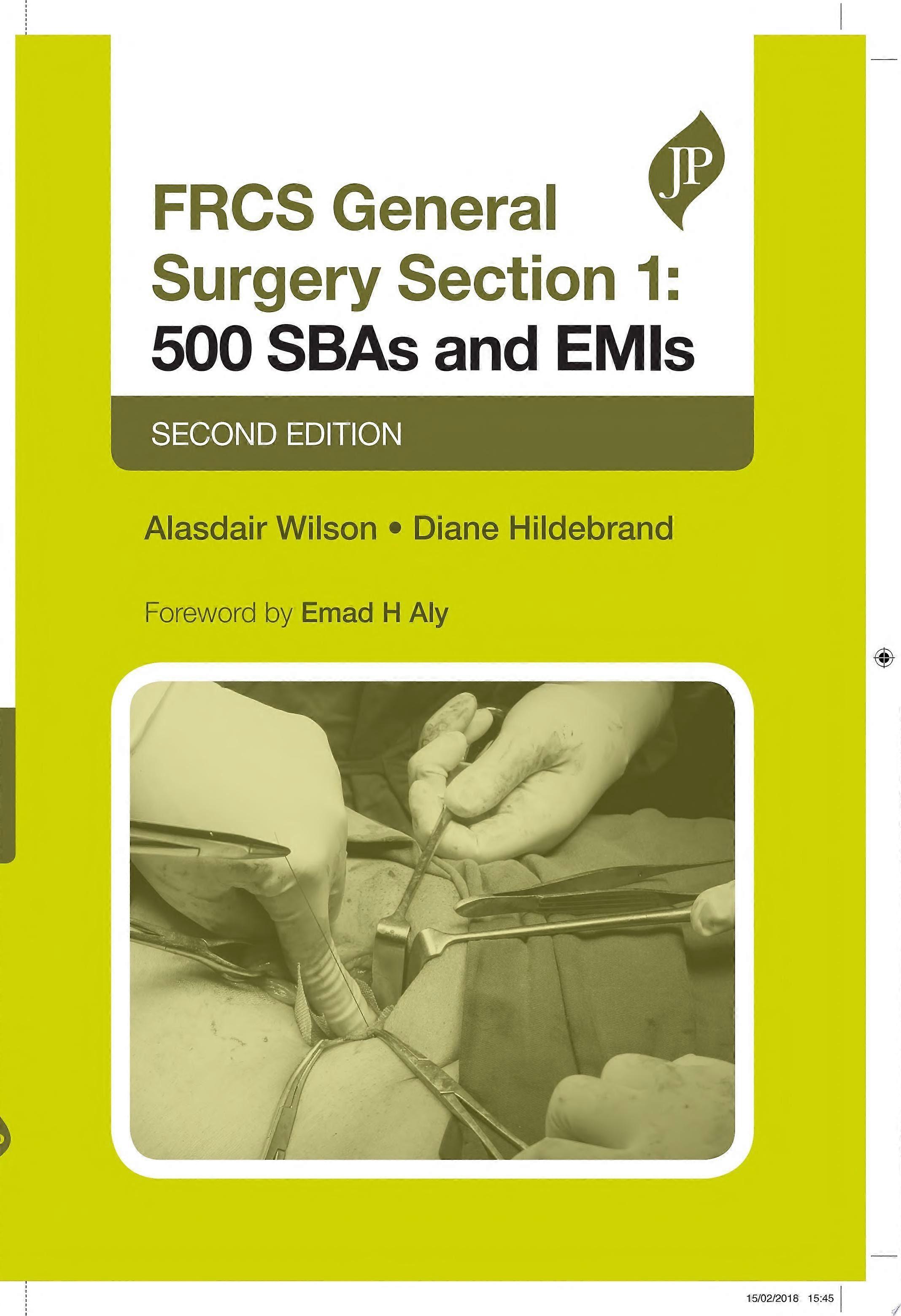 Frcs general surgery section 1 500 sbas and emis second edition