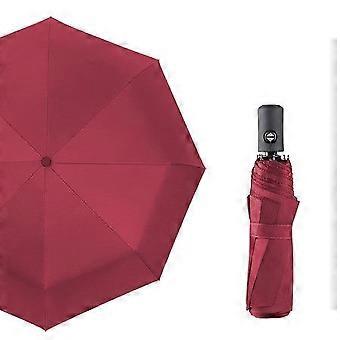 Automatic Folding Windproof Umbrella with One-Button Open/Close, Compact & Durable, Water-Repellent, 12.5"