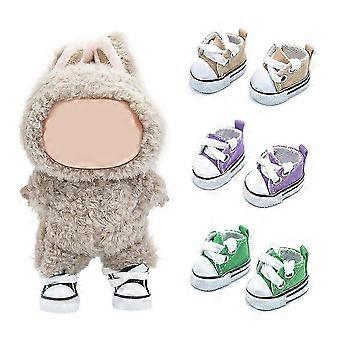 Boneca La-bu-bu Shose de 17 cm, Acessórios para Boneca DIY (Pelúcia não incluída), x